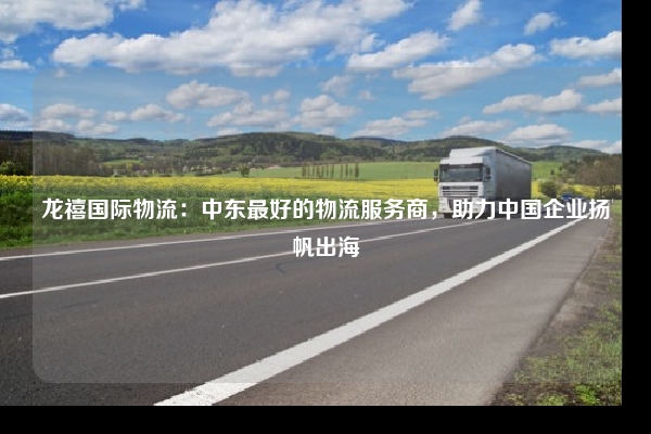 龙禧国际物流：中东最好的物流服务商，助力中国企业扬帆出海