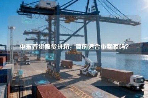 中东普货散货拼箱，真的适合小卖家吗？