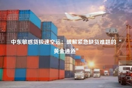 中东敏感货极速空运：破解紧急缺货难题的“黄金通道”