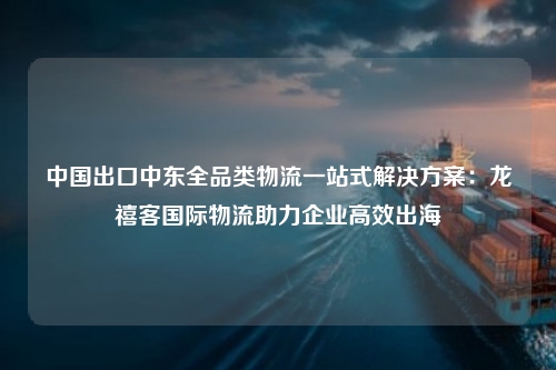 中国出口中东全品类物流一站式解决方案:龙禧客国际物流助力企业高效出海