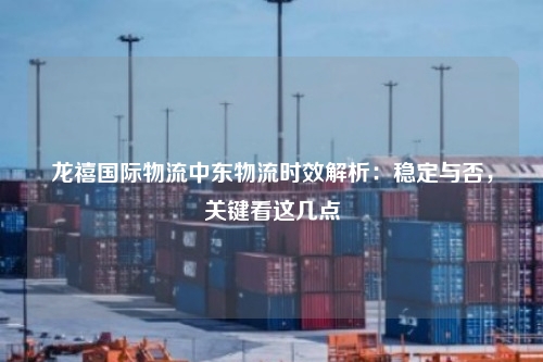 龙禧国际物流中东物流时效解析:稳定与否,关键看这几点