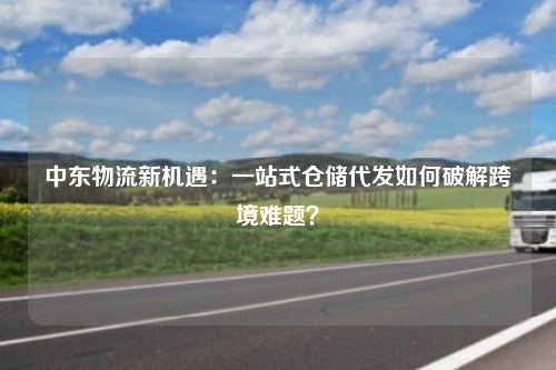中东物流新机遇:一站式仓储代发如何破解跨境难题?