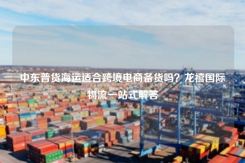 中东普货海运适合跨境电商备货吗？龙禧国际物流一站式解答