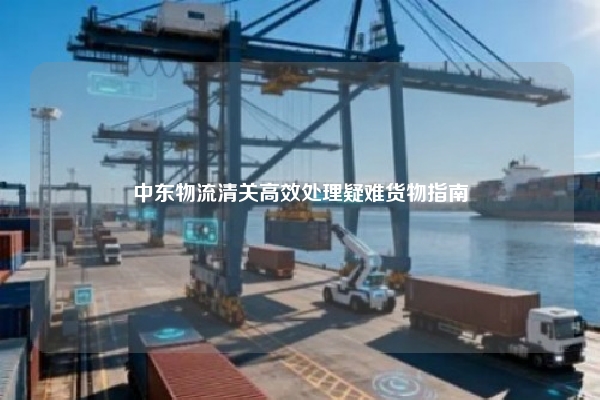 中东物流清关高效处理疑难货物指南