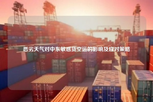恶劣天气对中东敏感货空运的影响及应对策略