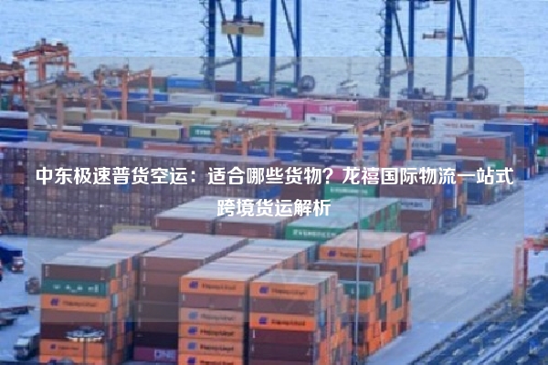 中东极速普货空运:适合哪些货物?龙禧国际物流一站式跨境货运解析