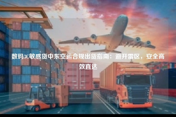 数码3C敏感货中东空运合规出货指南:避开雷区,安全高效直达