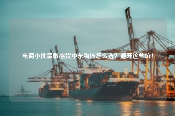 电商小批量敏感货中东物流怎么选？避开这些坑！