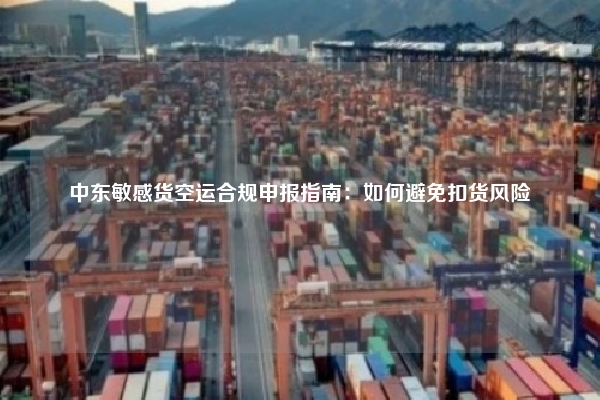 中东敏感货空运合规申报指南:如何避免扣货风险