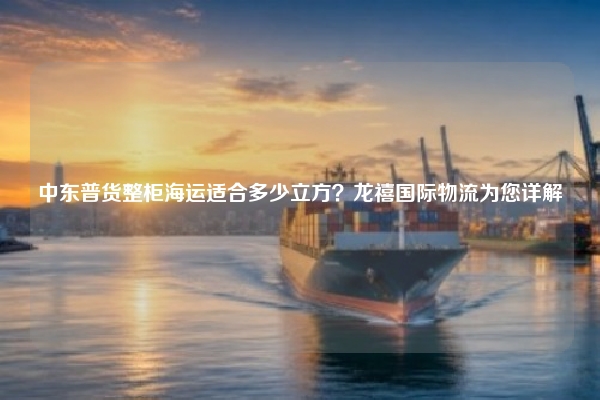 中东普货整柜海运适合多少立方？龙禧国际物流为您详解