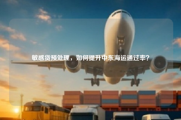 敏感货预处理，如何提升中东海运通过率？