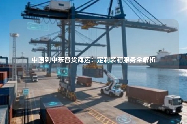 中国到中东普货海运：定制装箱服务全解析