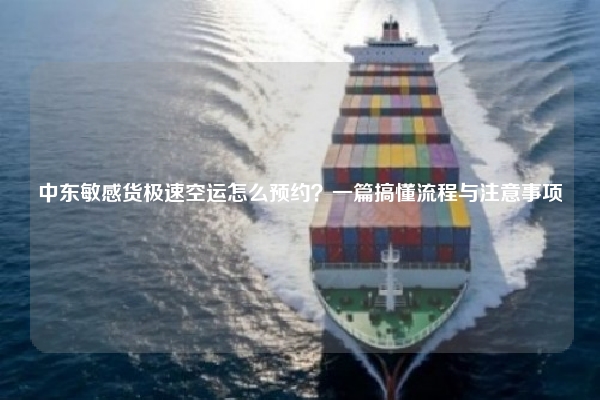 中东敏感货极速空运怎么预约？一篇搞懂流程与注意事项