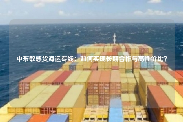 中东敏感货海运专线：如何实现长期合作与高性价比？