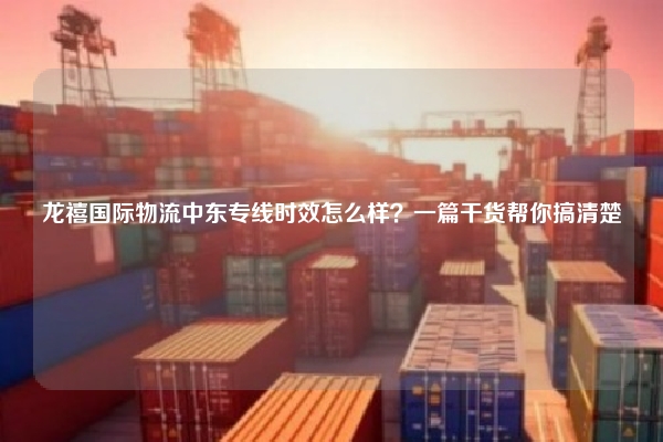 龙禧国际物流中东专线时效怎么样？一篇干货帮你搞清楚