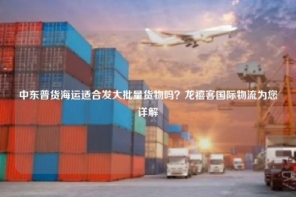 中东普货海运适合发大批量货物吗？龙禧客国际物流为您详解