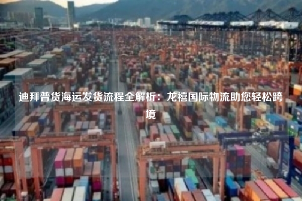 迪拜普货海运发货流程全解析：龙禧国际物流助您轻松跨境