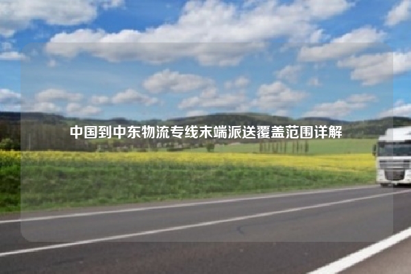 中国到中东物流专线末端派送覆盖范围详解