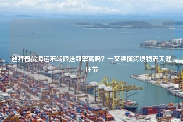 迪拜普货海运末端派送效率高吗？一文读懂跨境物流关键环节