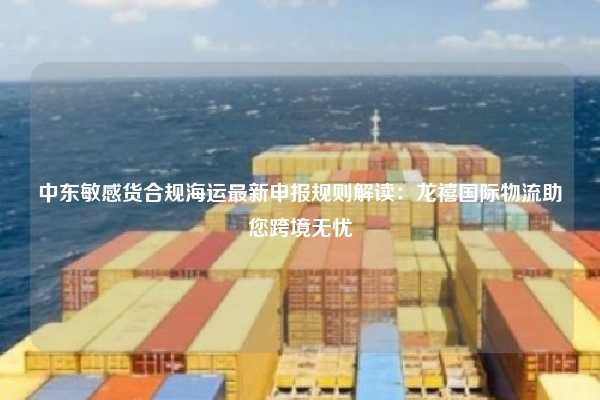 中东敏感货合规海运最新申报规则解读：龙禧国际物流助您跨境无忧